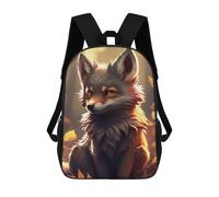 sinyumoney Cute Wolf Animal Puppy Backpack School Travel College Rucksack Backpacks for Men, Women & Teenage Boys 17inch