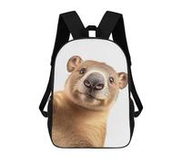 sinyumoney Cute Wombat Selfie Rucksack Lightweight Casual Daypack School Backpacks for Campus Outdoor Travel Sports 17inch