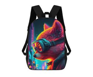 sinyumoney Cyberfox Goggles School Bags Large Lightweight Casual Backpack for Camping Outdoor Adventures And Daily Travel 17inch