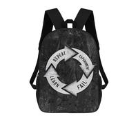 sinyumoney Cycle Of Success Rucksack Water Resistant School Bag Business Backpack for Boys/Girls/Teenagers 17inch