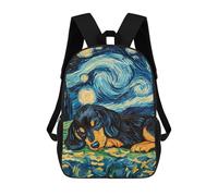 sinyumoney Dachshund Puppy Sleeping School Backpack Lightweight Airport College Students Back Pack for Teenage Girls Boys Women Men 17inch