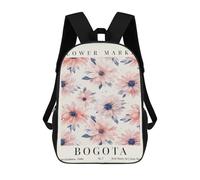 sinyumoney Dahlia Bogota Flower Market School Bags Work Laptop Backpack Rucksack Bag- Perfect for Travel, Work And Daily Use 17inch
