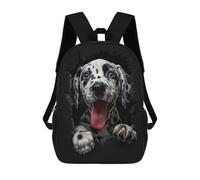 sinyumoney Dalmatian Dog School Backpack Rucksack Casual Daypacks School Work Travel Bag for Camping Outdoor Adventures And Daily Travel 17inch