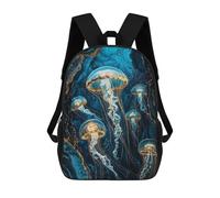 sinyumoney Dance of The Deep Backpack School High Secondary School Bags Casual Backpack for Teenage Girls Boys Women Men 17inch