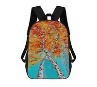 sinyumoney Dancing Birches Rucksack Daypacks Business Backpack Water Resistant Bookbag for Girl, Teen Girls 17inch