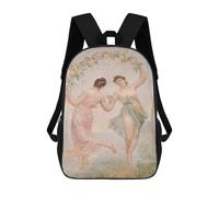 sinyumoney Dancing Ladies Backpack School Bag Water Resistant Travel Backpack Computer Bag for Girls Boys Teenage 17inch