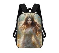 sinyumoney Dancing Nymph School Backpack Lightweight Airport College Students Back Pack for Teenage Girls Boys Women Men 17inch
