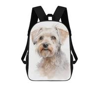 sinyumoney Dandie Dinmont Portrait School Backpack Water Resistant Computer Rucksack for Campus Outdoor Travel Sports 17inch
