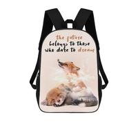 sinyumoney Dare To Dream School Backpack 3D Printed School Bags Boys Girls Laptop Backpack for Kids/Students/Adults 17inch