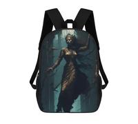 sinyumoney Dark Queen of The Underworld Backpack School Bag Secondary Causal Travel High School Bags for Campus Outdoor Travel Sports 17inch