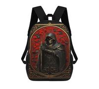 sinyumoney Dark Reaper with Scythe Art Print Backpack School Work Business College School for Men, Women & Teenage Boys 17inch