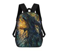 sinyumoney Dark Tail Mage Backpack School Bag Backpack For Girls Boys Backpacks Large Capacity Kids Backpack Lightweight School Bags For Kids Students 17inch
