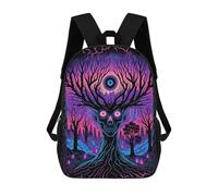 sinyumoney Dark Vision Backpacks Kids Student Schoolbag,3D Printed Backpacks,Elementary And Middle School Students Backpacks for Boys Girls 17inch