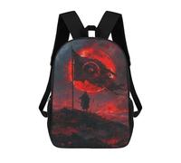 sinyumoney Dark Warrior's Dawn Rucksacks 3D Printed Children 17inch Backpacks Fashion Casual Daypack Travel Bags Outdoor Casual Daypack for Boy And Girl
