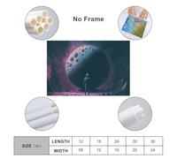 sinyumoney Darkness All Around It Pictures for Hallway for Bedroom Office Bathroom Decor Wall Decoration 16x24inch(40x60cm)