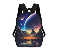 sinyumoney Dawn Of Celestial Backpacks Kids 17inch School Backpack School Bag 3D Printed School Bag for Boys Elementary And Middle School Students