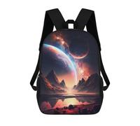 sinyumoney Dawn Of The Void 3D Printed School Backpack Casual Children's Backpacks 3D Printed School Bag for Boys Elementary And Middle 17inch