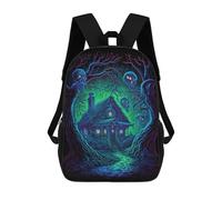 sinyumoney Dead House Backpack School Bag Lightweight Airport College Students Back Pack for Men/Women 17inch