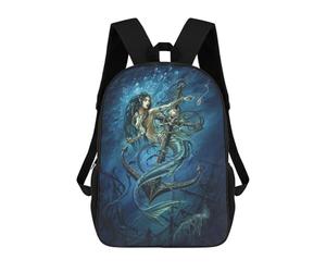 sinyumoney Death Tide Backpack School Bag Computer Rucksack for School/Work/Travel for Boys/Girls/Teenagers 17inch