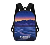 sinyumoney Death Valley National Park Backpacks Children's Backpacks School Bag 3D Printed Children's School Backpack Fashion Travel Backpacks for Kids Elementary Middle School 17inch