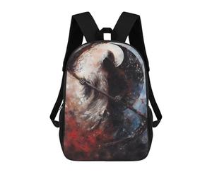 sinyumoney Deaths Embrace Backpack School Bag Travel College Rucksack Backpacks for Camping Outdoor Adventures And Daily Travel 17inch