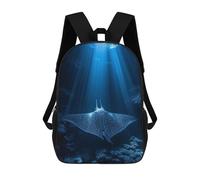 sinyumoney Deep Sea Backpack School Bag Large Water Resistant Laptop Backpack for School/Work/Travel 17inch