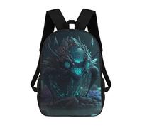 sinyumoney Deep Sea Guardian Statue Children's School Backpack Fashion Casual Children's Backpacks 3D Printed School Bags Boy Large Backpack 17inch