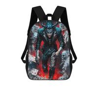 sinyumoney Demon King of Heart Backpack School Business Laptop Rucksack Bag Unisex Casual Daypack for Teenage Girls Boys Women Men 17inch