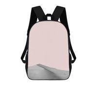 sinyumoney Desert Kids School Backpack School Bag 3D Printed School Bag for Boys Elementary And Middle School Students 17inch