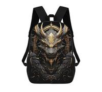 sinyumoney Devil Golden King Dragon 3D Printed Children's School Backpack for Kids High Capacity Travel Rucksacks 17 Inch Book Bags Kids