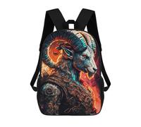 sinyumoney Digital Ram Artwork Backpack School Lightweight Airport College Students Back Pack for Men, Women & Teenage Boys 17inch