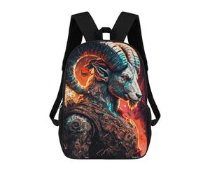 sinyumoney Digital Ram Artwork Backpack School Lightweight Airport College Students Back Pack for Men, Women & Teenage Boys 17inch