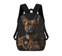 sinyumoney Dog Emperor School Backpack Work Laptop Backpack Rucksack Bag for Camping Outdoor Adventures And Daily Travel 17inch