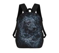 sinyumoney Dog in Space Dachshund Nebula Backpack School Bag Business Laptop Rucksack Bag Unisex Casual Daypack for Teenage Girls Boys Women Men 17inch