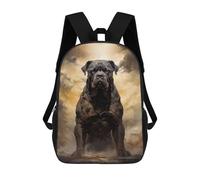 sinyumoney Dog of War Backpack School Bag Lightweight Airport College Students Back Pack for School/Work/Travel 17inch