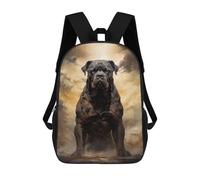 sinyumoney Dog of War Kids' Backpack 3D Printing School Bag Boys Cool Daypacks Casual Knapsack Fun Back Bag for Kids And Teenager 17inch
