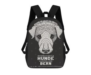 sinyumoney Dog Show Poster Bern 1949 School Backpack Water Resistant School Bag Business Backpack for Girls Boys Teenage 17inch
