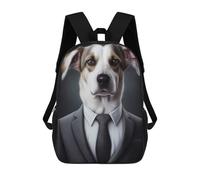 sinyumoney Dog Suit Animal School Backpack for Girls Backpack Water Repellent Casual Daypack Lightweight Rucksack Boy Girl School Backpack 17inch