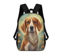 sinyumoney Dog000117 Kids School Backpack School Bag 3D Printed School Bag for Boys Elementary And Middle School Students 17inch