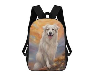 sinyumoney Dog00081 Kids School Backpack School Bag 3D Printed School Bag for Boys Elementary And Middle School Students 17inch