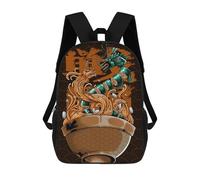 sinyumoney DRAGON BATTLES Rucksack Fashion Stationery Backpack Waterproof Casual Daypacks for Men/Women 17inch