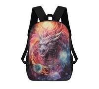 sinyumoney Dragon Dimension Ripple School Backpack Water Resistant Travel Backpack Computer Bag for School/Work/Travel 17inch