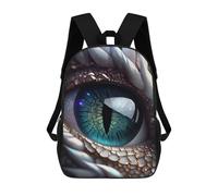sinyumoney Dragon Eye Artwork-3 School Backpack for Girls Backpack Water Repellent Casual Daypack Lightweight Rucksack Boy Girl School Backpack 17inch