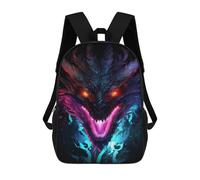 sinyumoney Dragon Head Artwork School Bags Computer Rucksack for School/Work/Travel for Camping Outdoor Adventures And Daily Travel 17inch