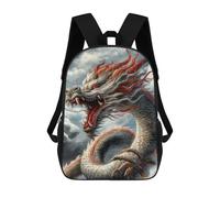 sinyumoney Dragon in The Sky Rucksack Rucksack Casual Daypacks School Work Travel Bag- Perfect for Travel, Work And Daily Use 17inch