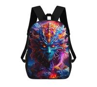 sinyumoney Dragon King Backpack School Bag Lightweight Schoolbag Dayback Bookbag College for Girl, Teen Girls 17inch