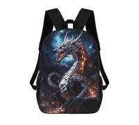 sinyumoney Dragon Lair Children's School Backpack 3D Printed for Kids Travel Rucksacks Book Bags for Boys Elementary School Students 17inch