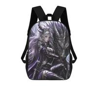 sinyumoney Dragon Queen Armor Fantasy Artwork Backpack School Bag High Secondary School Bags Casual Backpack for Teenage Girls Boys Women Men 17inch