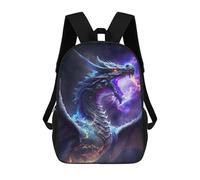 sinyumoney Dragon Ruler of The Galaxy School Backpack Water Resistant Travel Backpack Computer Bag for Girls Boys Teenage 17inch