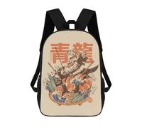 sinyumoney Dragon Sushi School Backpack Rucksack Casual Daypacks School Work Travel Bag for Camping Outdoor Adventures And Daily Travel 17inch